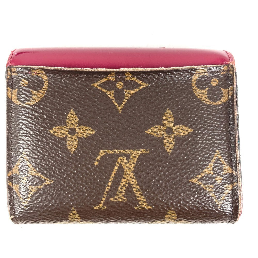 LOUIS VUITTON M62932 モノグラム ポルトフォイユ ゾエ コンパクトウォレット 財布 3つ折り財布 モノグラムキャンバス レディース フューシャ ブラウン