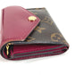 LOUIS VUITTON M62932 モノグラム ポルトフォイユ ゾエ コンパクトウォレット 財布 3つ折り財布 モノグラムキャンバス レディース フューシャ ブラウン