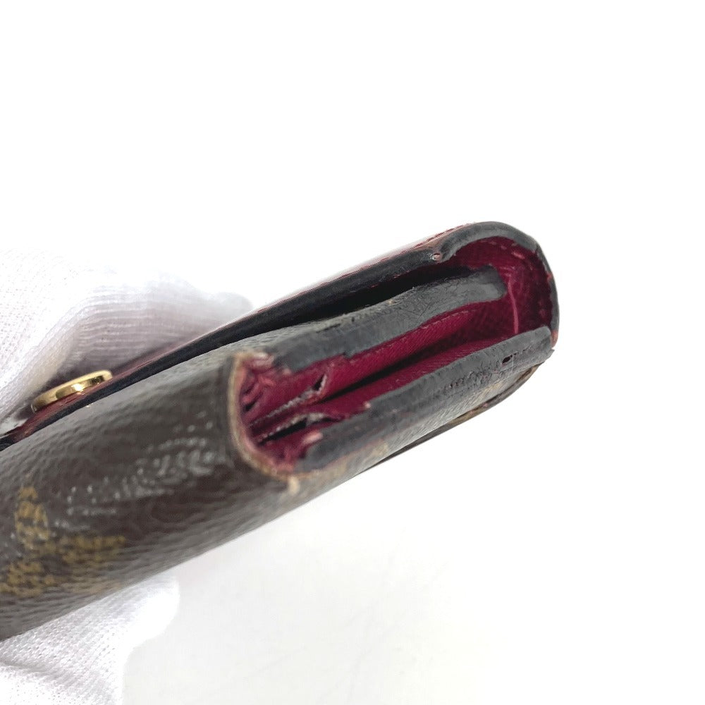 LOUIS VUITTON M62932 モノグラム ポルトフォイユ ゾエ コンパクトウォレット 財布 3つ折り財布 モノグラムキャンバス レディース フューシャ ブラウン