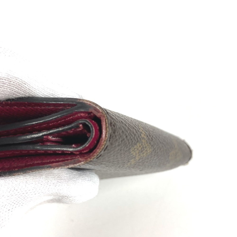 LOUIS VUITTON M62932 モノグラム ポルトフォイユ ゾエ コンパクトウォレット 財布 3つ折り財布 モノグラムキャンバス レディース フューシャ ブラウン