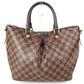 LOUIS VUITTON N41546 Damier Siena MM Siena MM Bag Tote Bag Handbag Damier Canvas Women's Ebene Brown