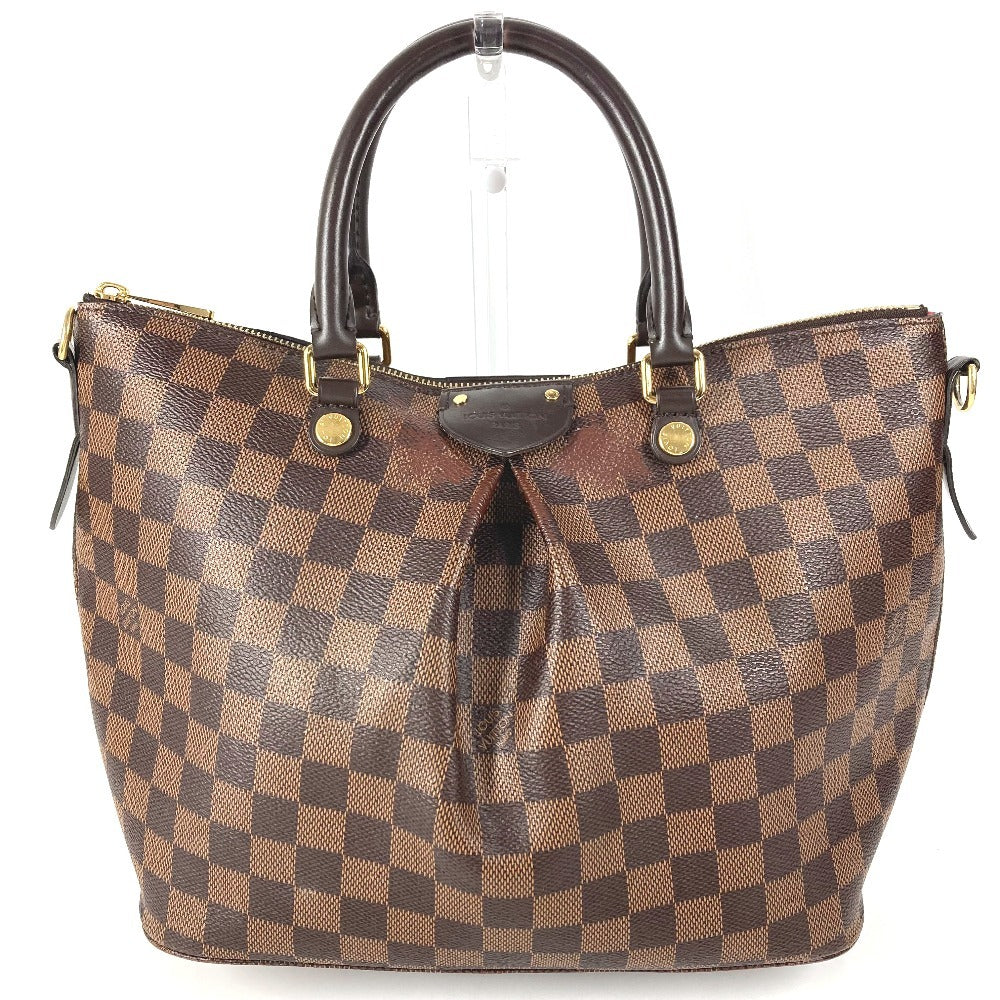 LOUIS VUITTON N41546 Damier Siena MM Siena MM Bag Tote Bag Handbag Damier Canvas Women's Ebene Brown