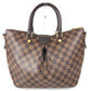LOUIS VUITTON N41546 Damier Siena MM Siena MM Bag Tote Bag Handbag Damier Canvas Women's Ebene Brown
