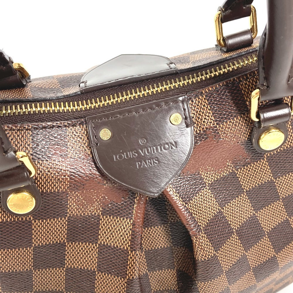 LOUIS VUITTON N41546 Damier Siena MM Siena MM Bag Tote Bag Handbag Damier Canvas Women's Ebene Brown