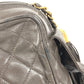 CHANEL Vintage CC Coco Mark Logo Quilted Matelasse Bag Crossbody Fringe Tassel Coco Ball Shoulder Bag Leather Unisex Brown