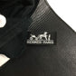 HERMES Valparaiso PM Valparaiso Tote Bag Flap Bag Handbag Cotton Unisex Black
