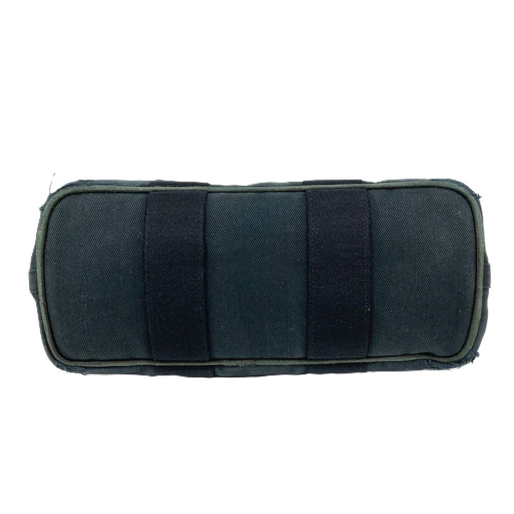 HERMES Valparaiso PM Valparaiso Tote Bag Flap Bag Handbag Cotton Unisex Black