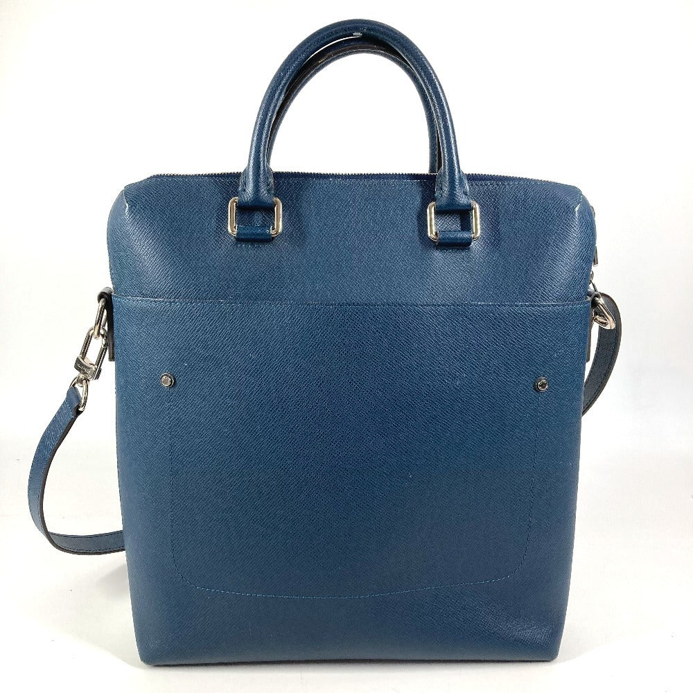 LOUIS VUITTON M30213 Taiga Grigori Vertical Bag Tote Bag 2WAY Bag Shoulder Bag Business Bag Shoulder Bag Taiga Leather Unisex Ocean Blue