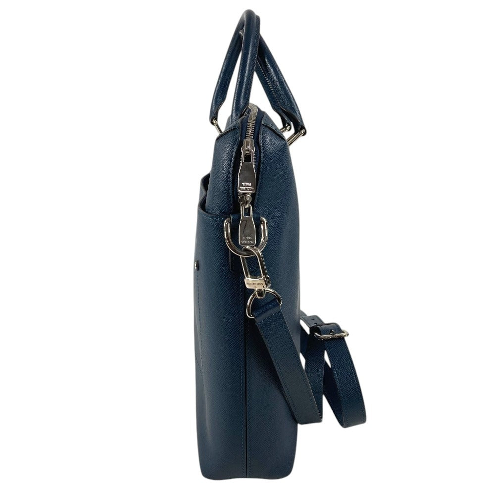 LOUIS VUITTON M30213 Taiga Grigori Vertical Bag Tote Bag 2WAY Bag Shoulder Bag Business Bag Shoulder Bag Taiga Leather Unisex Ocean Blue