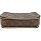 LOUIS VUITTON M47505 モノグラム トゥルースブラッシュ メイクポーチ 化粧ポーチ マルチポーチ ダブルファスナー ポーチ モノグラムキャンバス レディース ブラウン