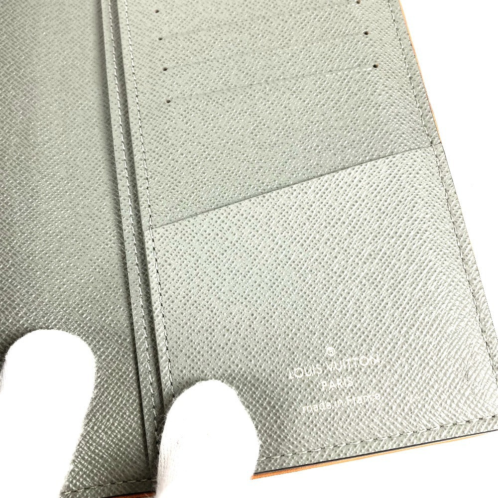 LOUIS VUITTON M63236 Monogram Titanium Portefeuille Brazza Long Wallet Bifold Canvas/Leather Unisex Grey