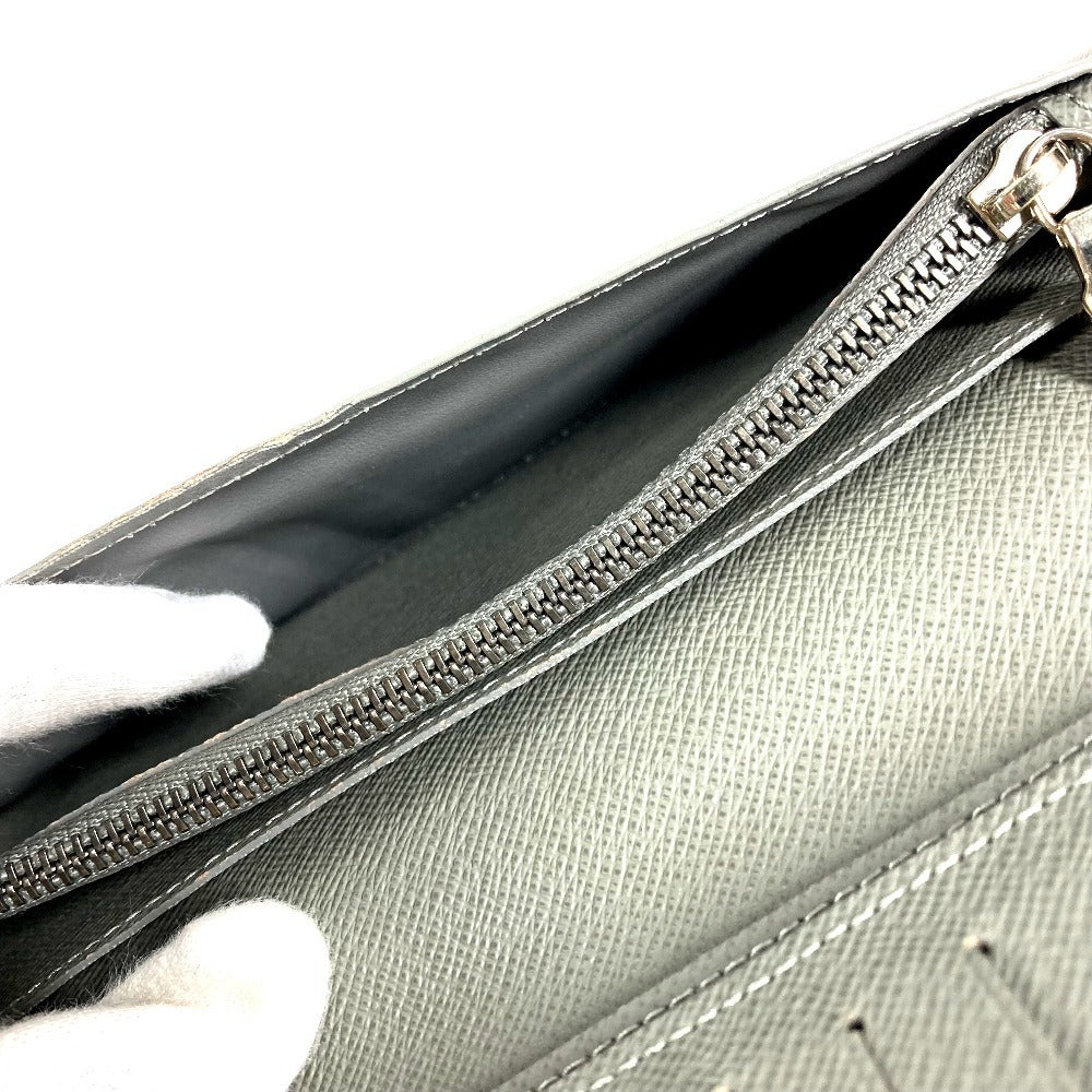 LOUIS VUITTON M63236 Monogram Titanium Portefeuille Brazza Long Wallet Bifold Canvas/Leather Unisex Grey