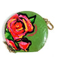 LOUIS VUITTON M93692 Monogram Vernis Rose Portemonnaie Chapeau Stephen Sprouse Wallet Coin Purse Chain Coin Case Monogram Vernis Ladies Green