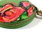 LOUIS VUITTON M93692 Monogram Vernis Rose Portemonnaie Chapeau Stephen Sprouse Wallet Coin Purse Chain Coin Case Monogram Vernis Ladies Green