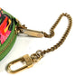 LOUIS VUITTON M93692 Monogram Vernis Rose Portemonnaie Chapeau Stephen Sprouse Wallet Coin Purse Chain Coin Case Monogram Vernis Ladies Green