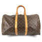 LOUIS VUITTON M41428 Monogram Keepall 45 Keepall 45 Deauville Old Model Bag Handbag Travel Bag Boston Bag Monogram Canvas Unisex Brown