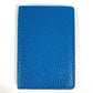 LOUIS VUITTON M58812 Organiser de Poche Bi-fold Pass Case Card Holder Taurillon Leather Unisex Blue