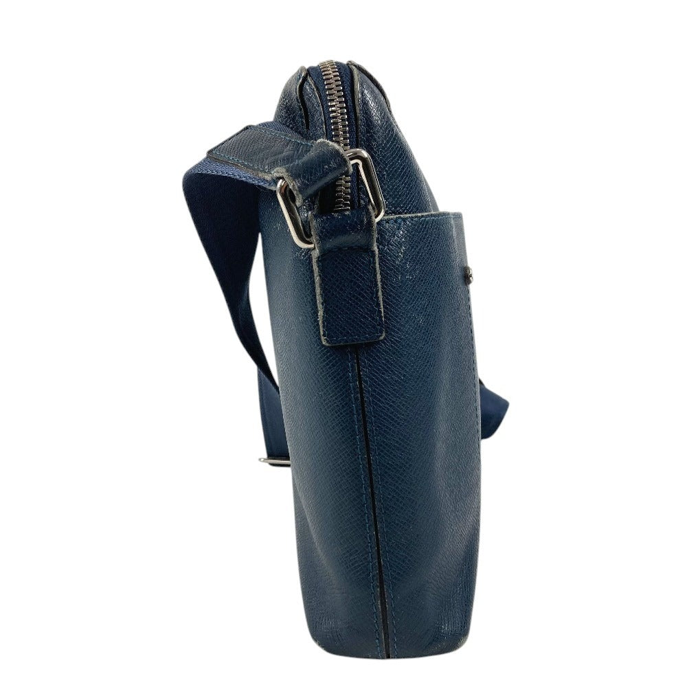 LOUIS VUITTON M30236 Taiga Grigori Bag Crossbody Shoulder Bag Taiga Leather Unisex Ocean Blue