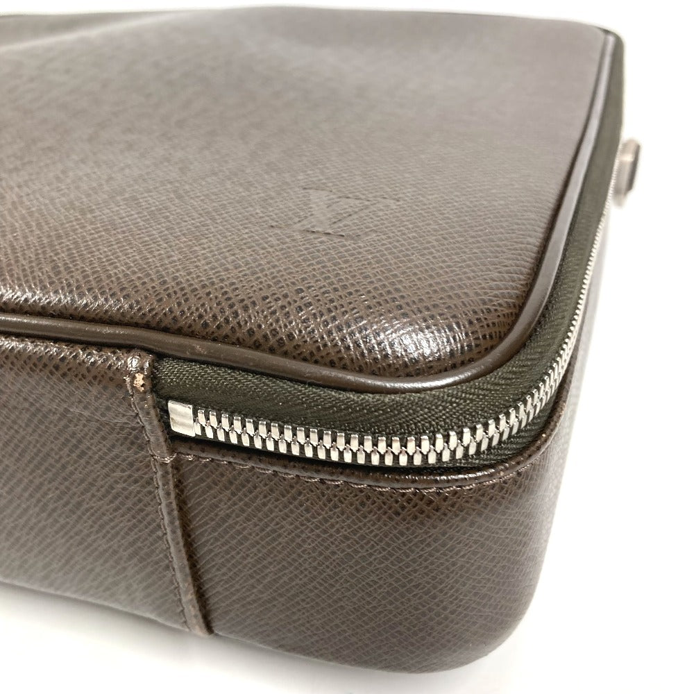 LOUIS VUITTON M30838 タイガ ポルト オルディナトゥール オデッサ トートバッグ カバン 書類バッグ ハンドバッグ ビジネスバッグ タイガレザー ユニセックス グリズリ ブラウン