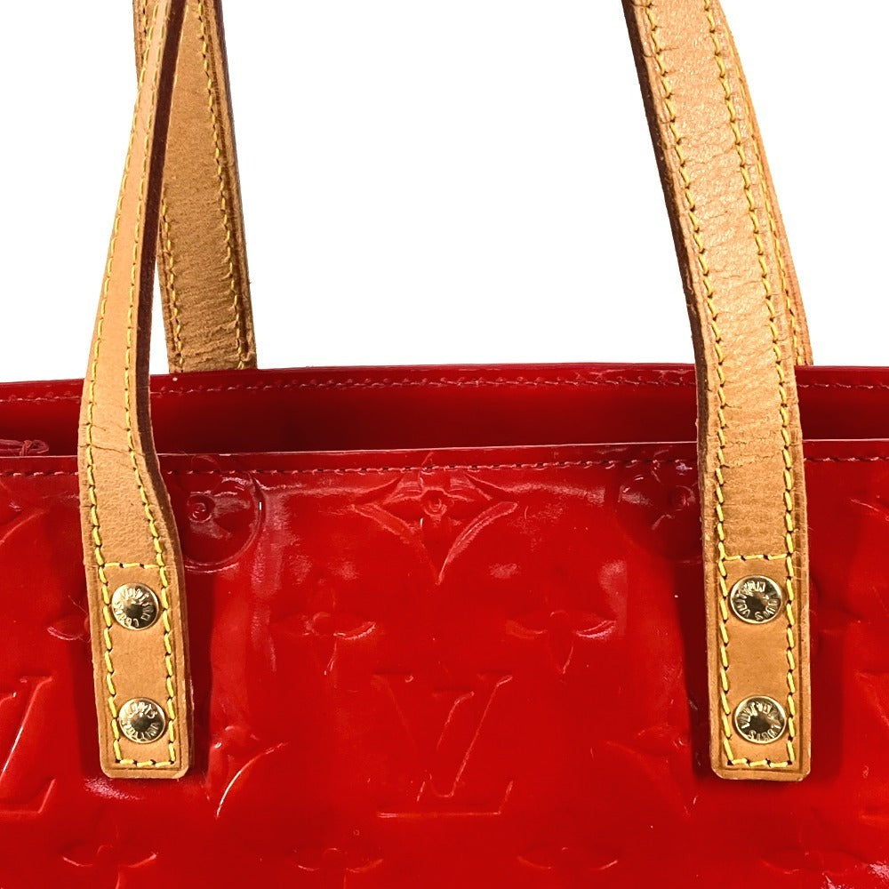 LOUIS VUITTON M91086 Monogram Vernis Reade MM Tote Bag Shoulder Bag Monogram Vernis Canvas Women's Rouge Red