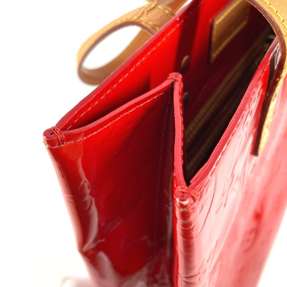 LOUIS VUITTON M91086 Monogram Vernis Reade MM Tote Bag Shoulder Bag Monogram Vernis Canvas Women's Rouge Red