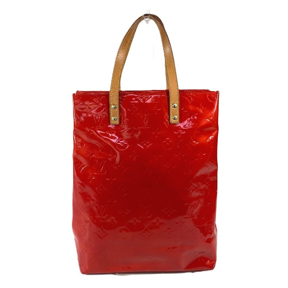 LOUIS VUITTON M91086 Monogram Vernis Reade MM Tote Bag Shoulder Bag Monogram Vernis Canvas Women's Rouge Red