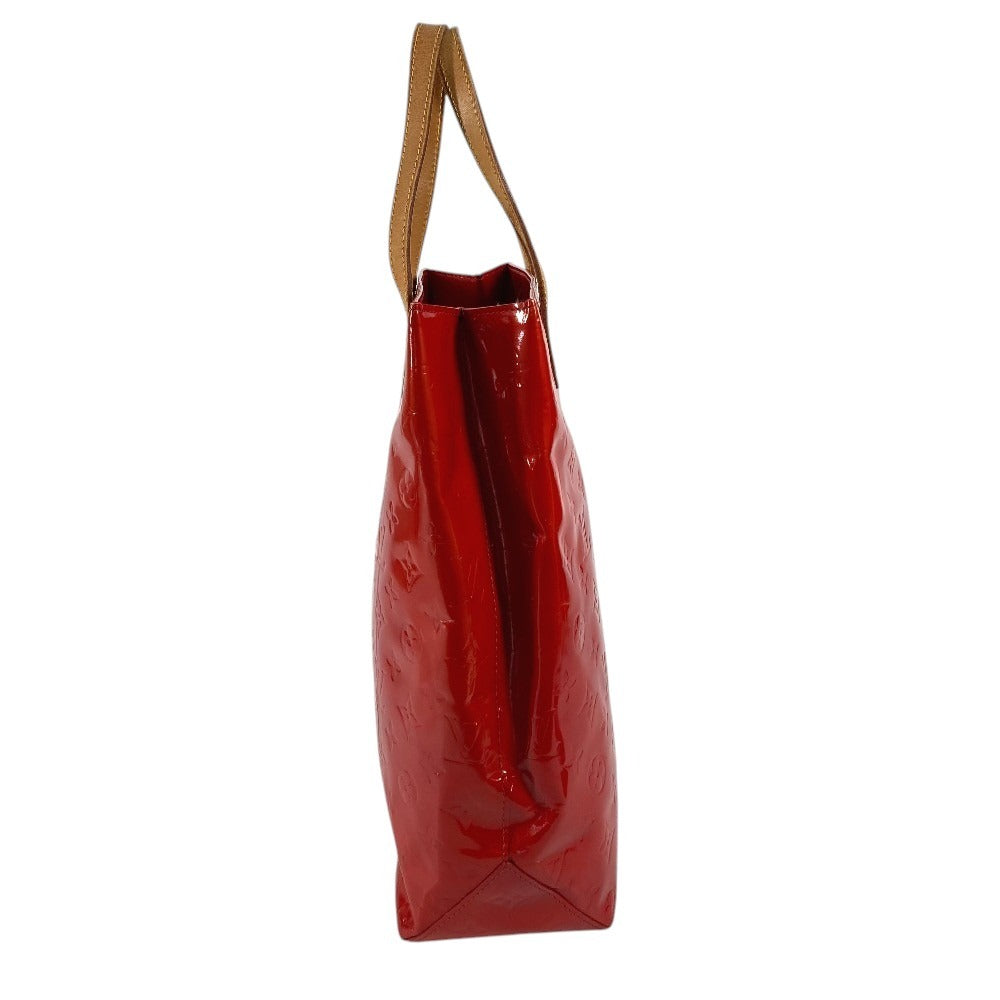 LOUIS VUITTON M91086 Monogram Vernis Reade MM Tote Bag Shoulder Bag Monogram Vernis Canvas Women's Rouge Red