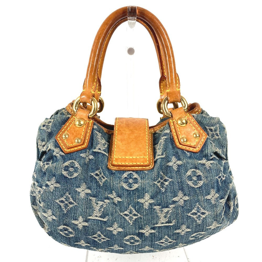 LOUIS VUITTON M95020 モノグラムデニム プリーティ カバン ミニバッグ ハンドバッグ モノグラムデニム レディース ブルー