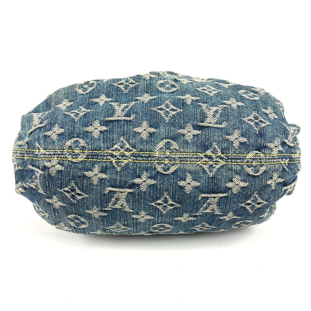 LOUIS VUITTON M95020 モノグラムデニム プリーティ カバン ミニバッグ ハンドバッグ モノグラムデニム レディース ブルー