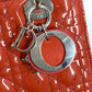 Dior Cannage Logo Lady Dior Ladydior Bag Tote Bag Handbag Enamel Women's Pink