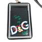 DOLCE&GABBANA Logo Multi Pouch with Strap Leather Women's Black