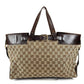 GUCCI 106251 GG ロゴ トートバッグ カバン 肩掛け ショルダーバッグ GGキャンバス/レザー ユニセックス ベージュ