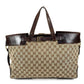 GUCCI 106251 GG ロゴ トートバッグ カバン 肩掛け ショルダーバッグ GGキャンバス/レザー ユニセックス ベージュ