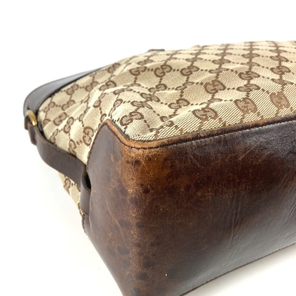 GUCCI 106251 GG ロゴ トートバッグ カバン 肩掛け ショルダーバッグ GGキャンバス/レザー ユニセックス ベージュ