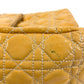 Dior Cannage Logo Chain Bag Shoulder Bag Handbag Flap Shoulder Bag Enamel Women's Beige