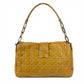 Dior Cannage Logo Chain Bag Shoulder Bag Handbag Flap Shoulder Bag Enamel Women's Beige