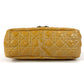 Dior Cannage Logo Chain Bag Shoulder Bag Handbag Flap Shoulder Bag Enamel Women's Beige