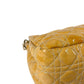 Dior Cannage Logo Chain Bag Shoulder Bag Handbag Flap Shoulder Bag Enamel Women's Beige