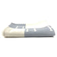 HERMES Avalon Plaid Logo Goods Blanket Interior Lap Blanket Plaid Blanket Wool/Cashmere Unisex Blue