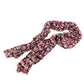 LOUIS VUITTON Graffiti Logo Stole Fringe Shawl Wool Unisex Red