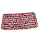 LOUIS VUITTON Graffiti Logo Stole Fringe Shawl Wool Unisex Red