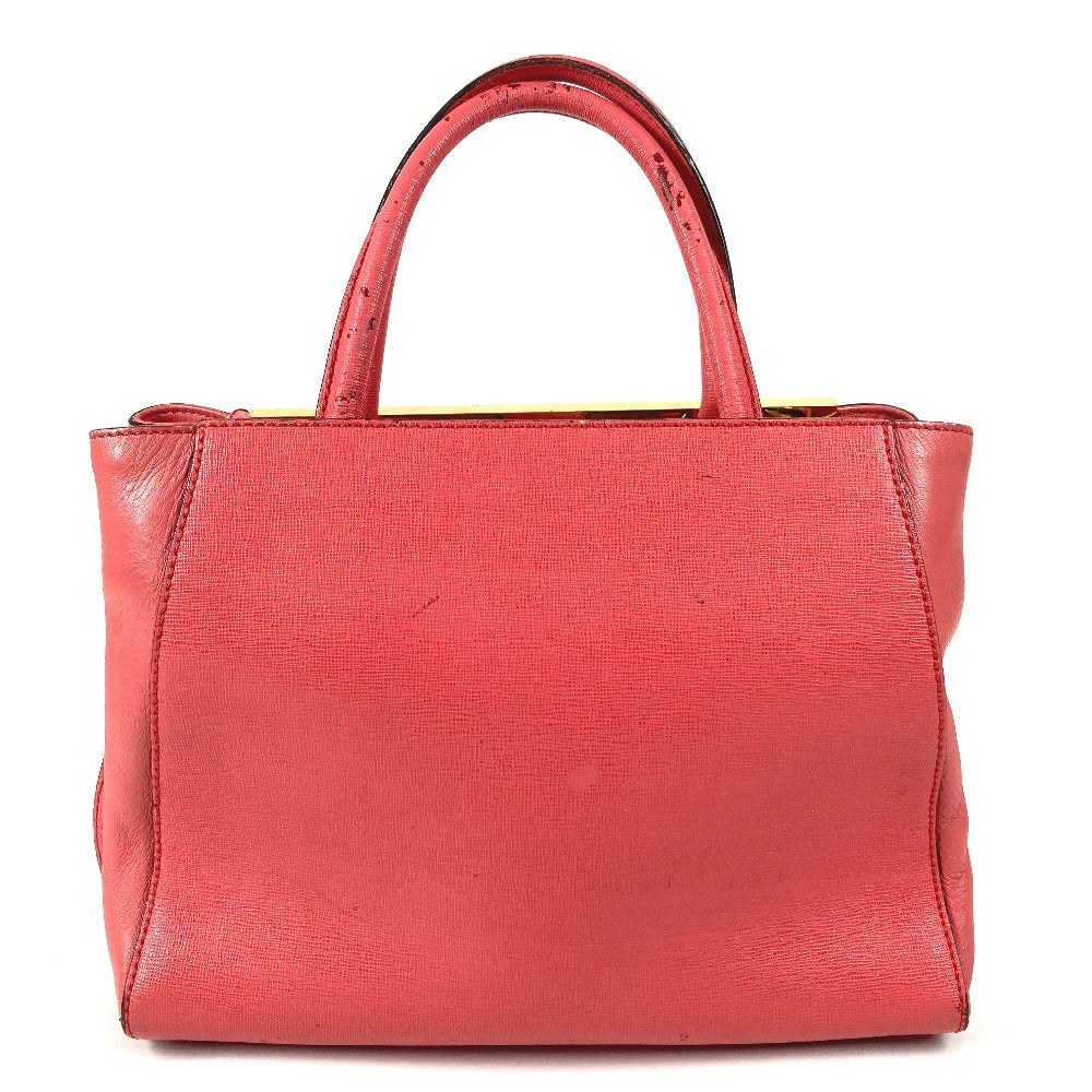 FENDI 8BH253 Petite Two Jours 2WAY Bag Shoulder Bag Crossbody Handbag Leather Women's Pink