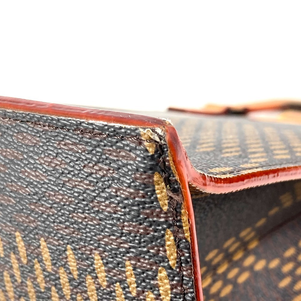 LOUIS VUITTON N40355 NIGOコラボ ダミエ ジャイアント LVスクエアード ミニトート 2WAYバッグ ハンドバッグ ショルダーバッグ カバン 斜め掛け トートバッグ ダミエキャンバス ユニセックス ブラウン