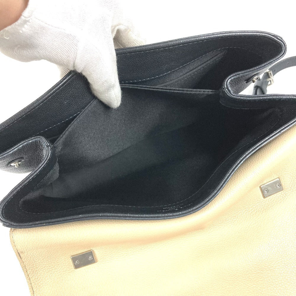 LOUIS VUITTON M50252 Bicolor Lockme Cartable Tote Bag, Shoulder Bag, Crossbody Bag, 2-Way Bag, Handbag, Leather, Women's, Black