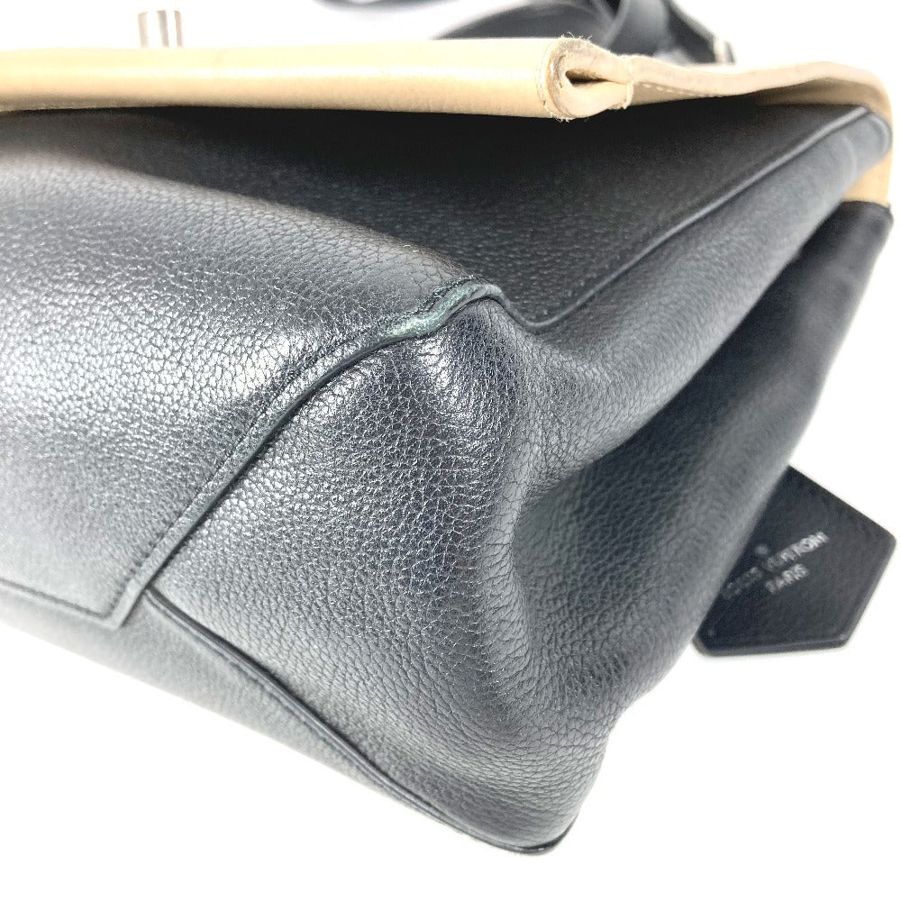 LOUIS VUITTON M50252 Bicolor Lockme Cartable Tote Bag, Shoulder Bag, Crossbody Bag, 2-Way Bag, Handbag, Leather, Women's, Black