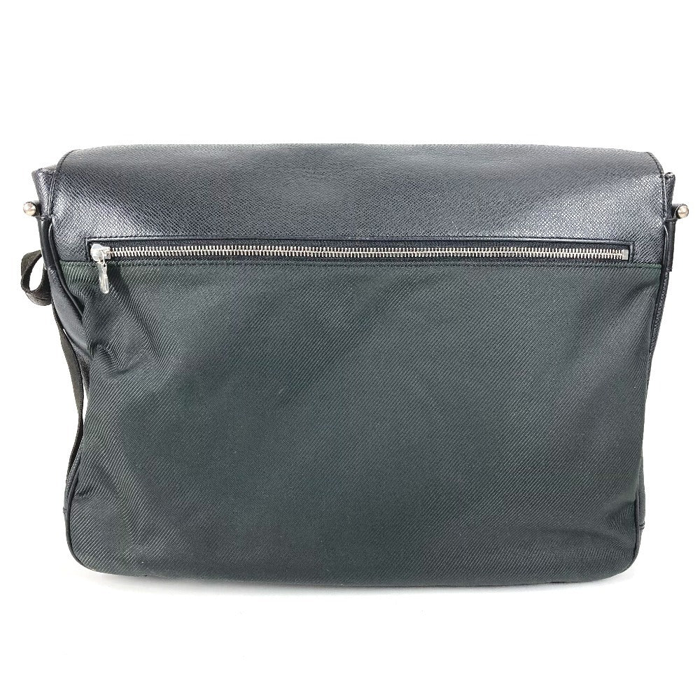 LOUIS VUITTON M30162 タイガ デルスー カバン フラップ 斜め掛け メッセンジャーバッグ ショルダーバッグ タイガレザー ユニセックス カーキ