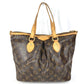 LOUIS VUITTON M40145 Monogram Palermo PM Bag, Handbag/Shoulder Bag, Monogram Canvas, Brown, Unisex