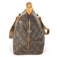 LOUIS VUITTON M40145 Monogram Palermo PM Bag, Handbag/Shoulder Bag, Monogram Canvas, Brown, Unisex