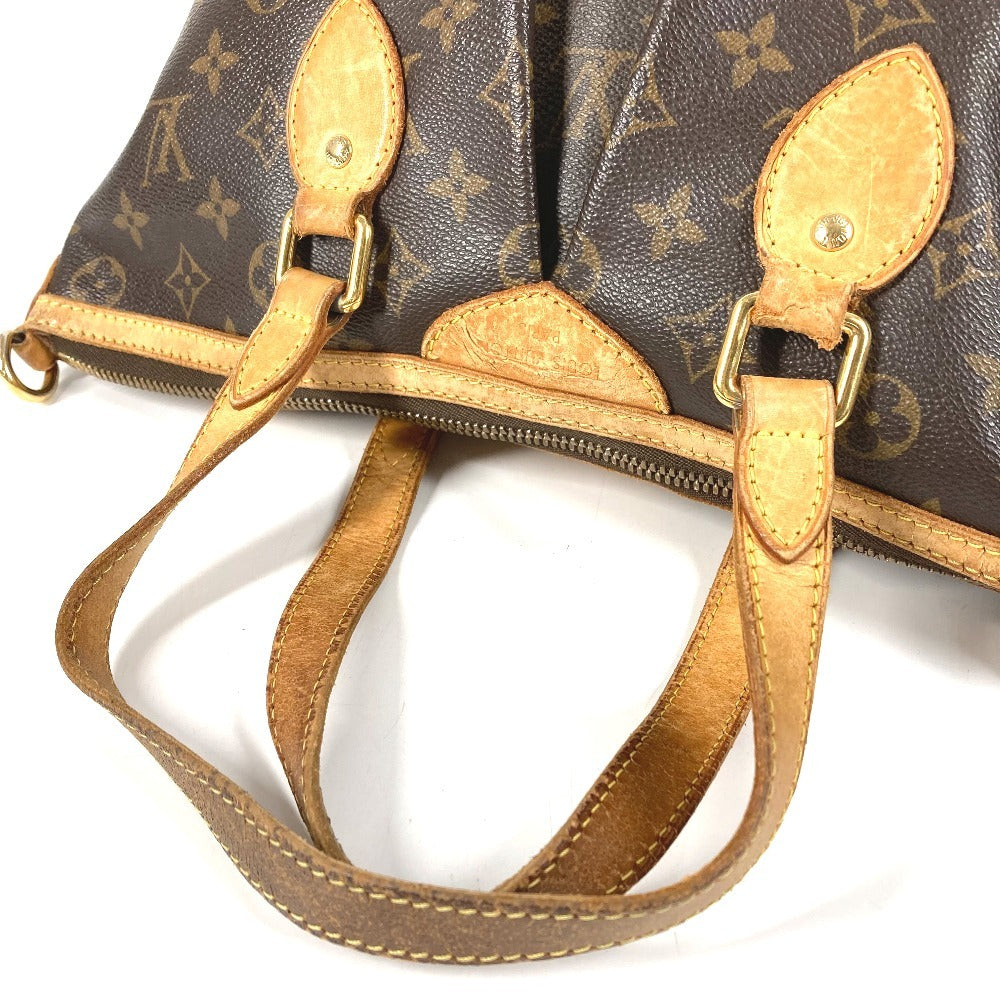 LOUIS VUITTON M40145 Monogram Palermo PM Bag, Handbag/Shoulder Bag, Monogram Canvas, Brown, Unisex