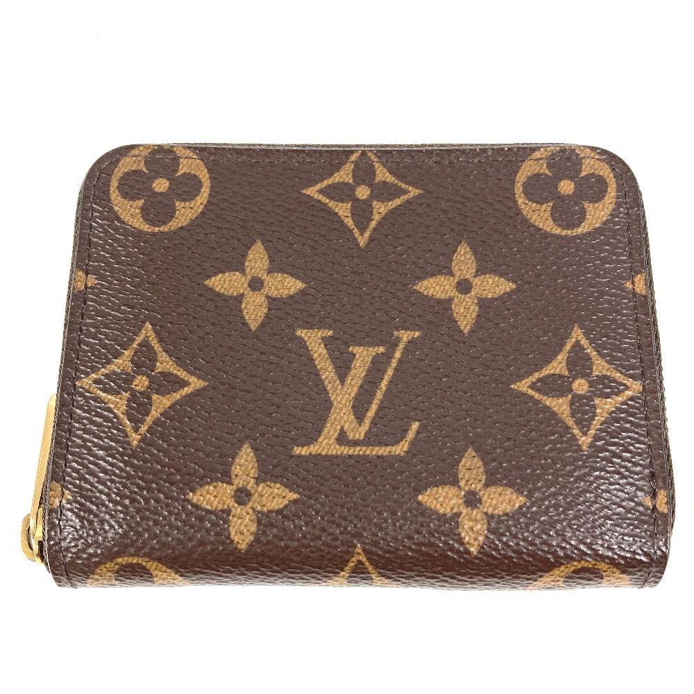 LOUIS VUITTON M60067 Monogram Zippy Coin Purse Coin Case Wallet Round Zipper Coin Case Monogram Canvas Unisex Brown
